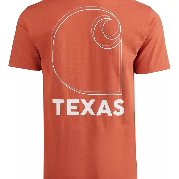 Carhartt Casual Orange Short Sleeve Tee with Graphic Detail - Picture 3 of 10